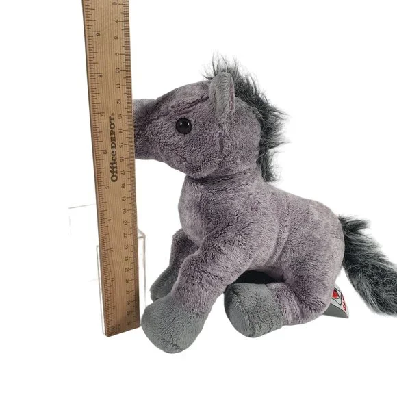 Webkinz Ganz Pony Plush Toy Child HM098 Soft Clean NO CODE Grey Arabian Horse - Picture 2 of 7